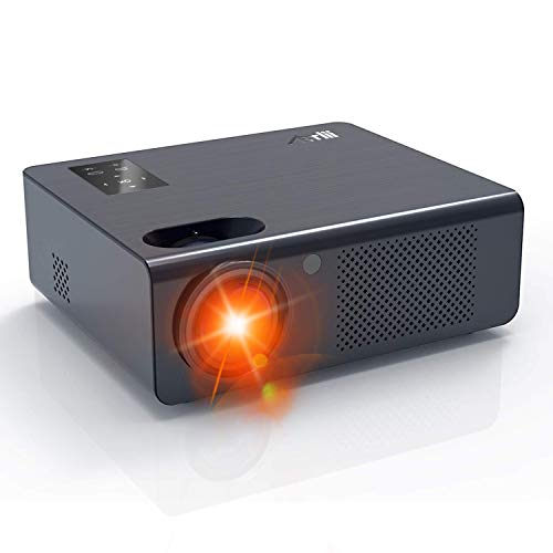 Beamer - Artlii Energon Heimkino Beamer mit Zoomfunktion HD Video Projektor 1080p Unterstützung Kompatibel mit TV-Stick, Chromecast, Smartphone, Laptops, PS4 Für Netflix Video/Film Unterhaltung Spiele