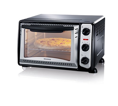 Severin TO 2034 Toastofen (1500 Watt, 20 Liter) schwarz/silber