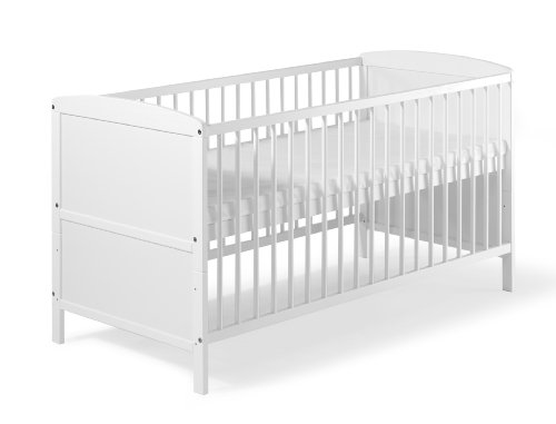 Schardt 040761902 Kombi-Kinderbett Conny 70 x 140 cm, weiß lackiert