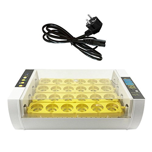 IrahdBowen Brutmaschine 24 Küken Inkubator Digitale Automatische Temperaturregelung und Feuchtigkeit Brut Huhn Entchen Geflügel