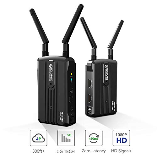 HOLLYLAND Mars 300, HDMI Video Transmitter Empfänger Set, Drahtlose Bildübertragung Wireless Image Transmission, 1080P HD Eingang/Ausgang 92m Arbeitsabstand 60Hz für DSLR Kamera Field Monitor