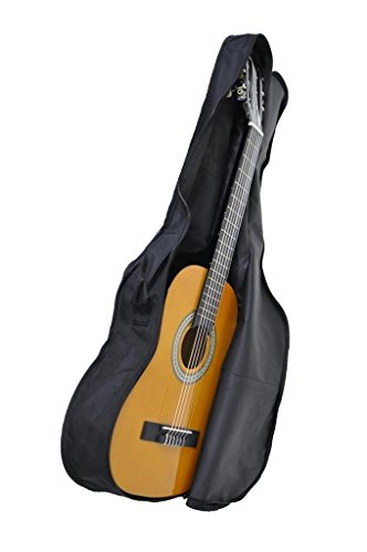 Clifton 4/4 Konzert-Gitarre Set mit Buch, CD, DVD, Stimmgerät, Plectren, gepolsterte Tasche