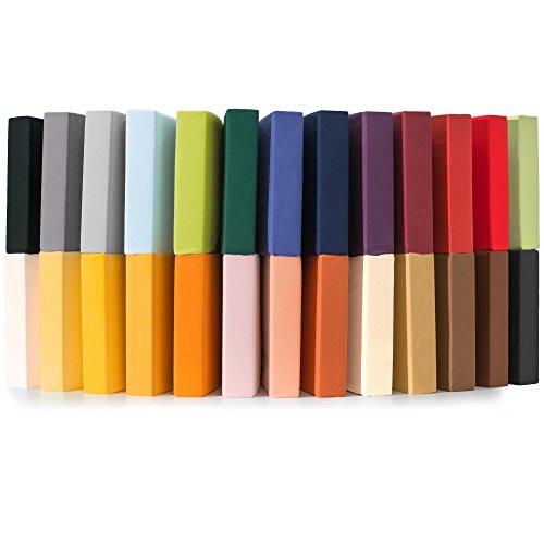 CelinaTex Jersey Spannbettlaken 180x200-200x220 cm für Boxspringbetten, Wasserbetten und herkömmliche Matratzen, Spannbetttuch 100% Mako-Baumwolle Qualität Relax 0001948 Weiß