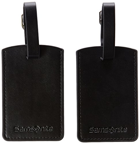 Samsonite Travel Accessor. V - Rect.Bag Tag (Set of 2) Gepäckanhänger, Schwarz