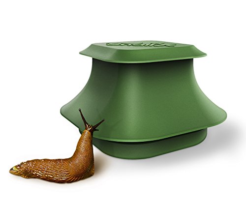 SnailX Schneckenfalle Set - Falle und Lockmittel | Saubere Schneckenbekämpfung | Schneckenschutz für Garten, Haus und Hochbeet (80% Weniger Schneckenkorn nötig)
