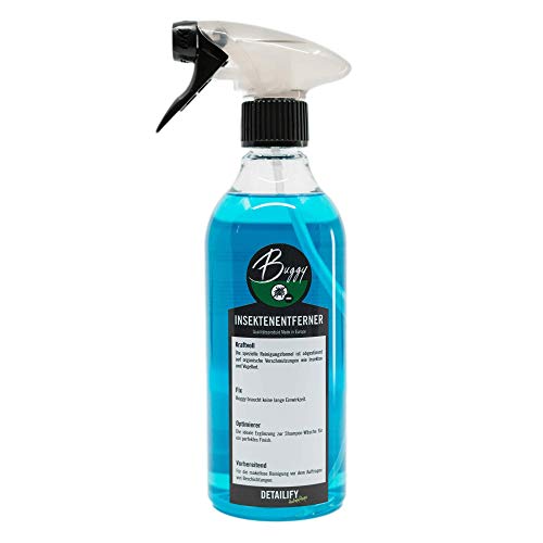 Detailify Insektenentferner Buggy Auto Motorrad Flugrostentferner Teerfleckentferner Lackreiniger Scheibenreiniger Detailing 500 ml