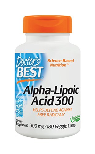 Doctor's Best, Best Alpha-Lipoic Acid (Alpha-Liponsäure), 300mg, 180 Veg. Kapseln