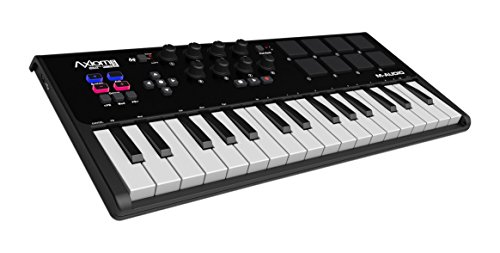 M-Audio Axiom AIR Mini 32 Kompakter MIDI USB Keyboard, VIP.30, Pad Controller, Ignite, Ableton Live Lite Inkl.