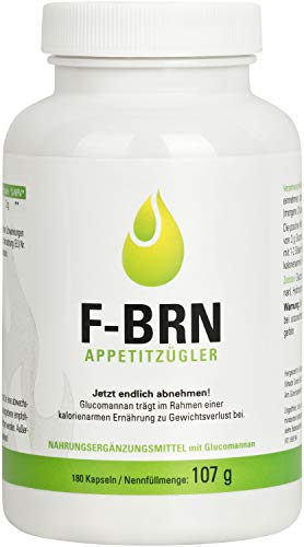 Vihado F-BRN Appetitzügler Kapseln, Jetzt endlich abnehmen, 180 Kapseln, 1er Pack (1 x 107 g)