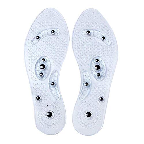 DryMartine Gel-Einlegesohlen Füße Magnetfeldtherapie Health Care für Männer/Frauen Comfort Pads Fußpflege Entspannung Geschenke 1 Paar (Mann)