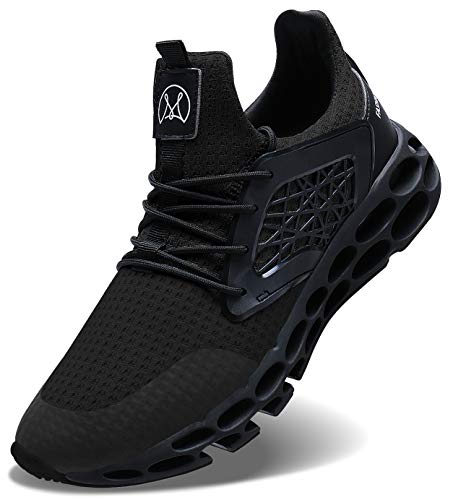 Wonesion Herren Fitness Laufschuhe Atmungsaktiv Rutschfeste Mode Sneaker Sportschuhe, ,