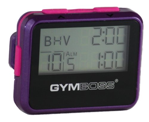 Gymboss Intervallzeitgeber Und Stoppuhr VIOLETT / PINK METALLIC-HOCHGLANZ