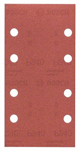 Bosch Schleifblatt (für Schwingschleifer verschiedene Materialien, 10 Stück, 93 x 185 mm, Körnung 240)