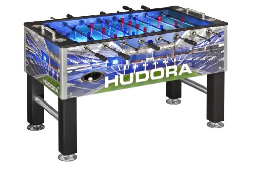 HUDORA Kicker-Tisch Neapel mit Beleuchtung - Tisch-Fußball - 71482/01