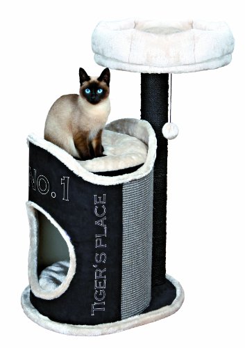 Trixie 44415 Kratzbaum Susana, 90 cm, schwarz/lichtgrau