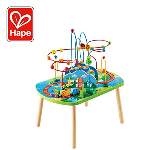 Hape 3824 Dschungelabenteuer-Spieltisch, Eisenbahn