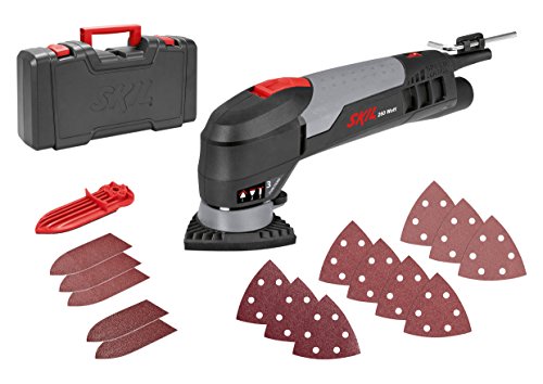 Skil Deltaschleifer 7126 AD, 260 W, 92 x 92 mm Schleiffläche, 12.000-20.000 pro Minute, 1 Stück, F0157126AA