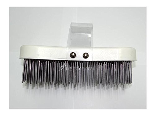 Blockbürste verzinkt Kunststoffkörper weiß