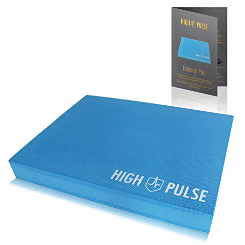 High Pulse Balance Pad inkl. Übungsposter – Innovative Koordinationsmatte für ein gelenkschonendes Ganzkörpertraining und eine Verbesserung von Gleichgewicht, Koordination und Stabilität