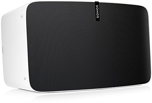 Sonos Play:5 WLAN Speaker, weiß – Kraftvoller WLAN Lautsprecher mit bestem, kristallklarem Stereo Sound – AirPlay kompatibler Multiroom Lautsprecher