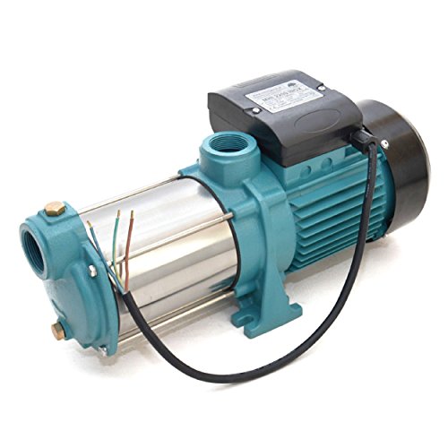Gartenpumpe 2200 Watt INOX 9600 L/h 5,5bar Hauswasserwerk Kreiselpumpe MHi 2200 INOX