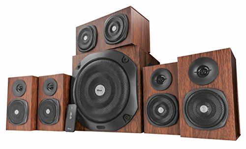 Trust Vigor 5.1 Surround Lautsprecher Set (mit Fernbedienung, 150 Watt)