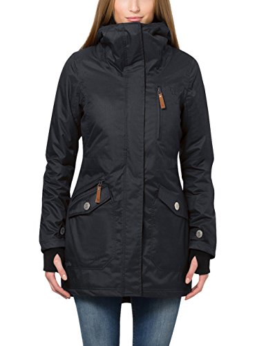 Berydale Damen Parka Jacke wasser- und winddicht, Gr. 38 (Herstellergröße: M), Schwarz