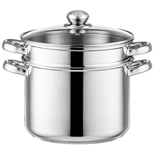 Style'n Cook Spaghettitopf Ø 24 cm Edelstahl inkl. Gemüseeinsatz