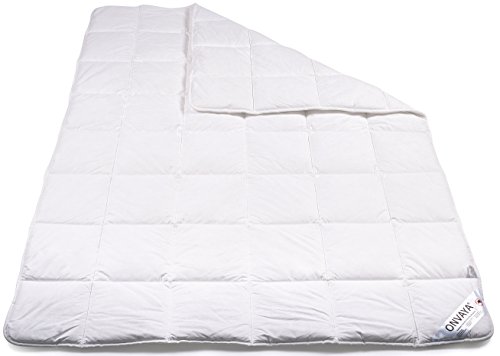 Evolon Premium Allergiker Bettdecke 135 x 200 cm | Hausstauballergie | Milbendicht | Milbenschutz | Antibakteriell | Atmungsaktiv | Made in Germany | ONVAYA