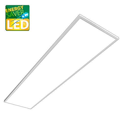 LED Panel Pendel, MARA weiß, 120x30cm, 42W LED Bürolampe als Pendelleuchte, neutralweiß, Büroleuchten, Deckenleuchte