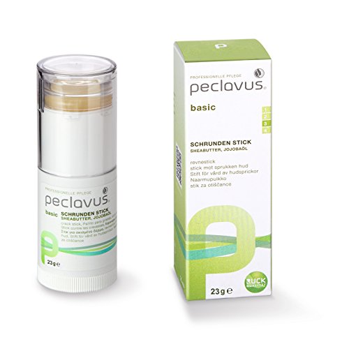 Ruck Peclavus Schrunden Stick mit Sheabutter und Jojobaöl, Schrundensalbe gegen Hornhaut und Risse an der Fußhaut