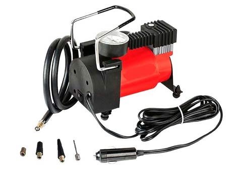 Mauk Mini Kompressor 12V, schwarz/Rot, S
