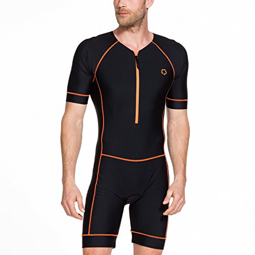 Gregster Herren Triathlonanzug Trace, Schwarz, L, 12892