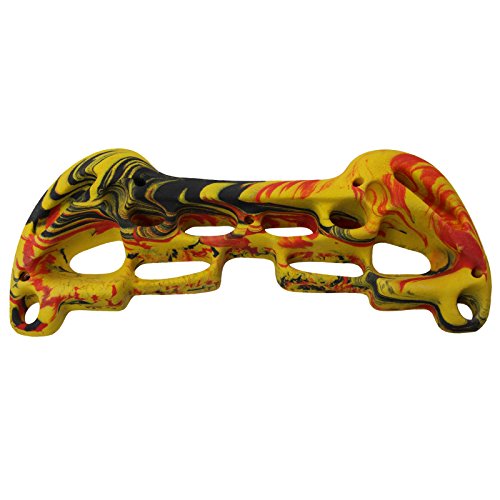 Alpidex Trainingsboard HIGHER 2.0 Griffbrett 48 x 32 cm in verschiedenen Farben Hangboard Fingerboard Griffboard , Farbe:gelb-rot-schwarz
