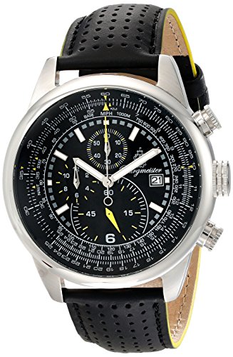 Burgmeister Armbanduhr für Herren mit Analog-Anzeige, Quarz-Uhr und Lederarmband - Wasserdichte Herrenuhr mit zeitlosem, schickem Design - klassische Uhr für Männer - BM505-122 Melbourne