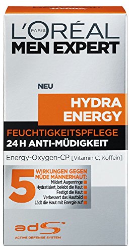 L'Oréal Men Expert Hydra Energy Anti Müdigkeit Feuchtigkeitspflege für Männer,1er Pack (1x 50 ml)