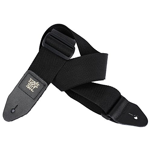 Ernie Ball Schwarz Polypro Gitarrengurt