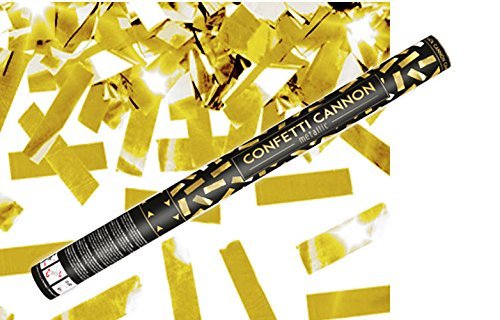 Konfetti Shooter 5 Stück Party Popper gold Folien Konfetti Kanone XXL 60 cm ! Hochzeit Event - von Haus der Herzen