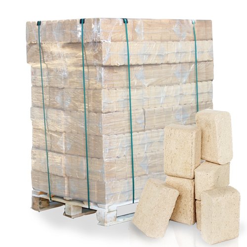 PALIGO Holzbriketts Ruf Nadelholz Kamin Ofen Brenn Holz Heiz Brikett 10kg x 96 Gebinde 960kg / 1 Palette Heizfuxx