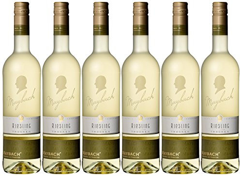 Maybach Riesling QbA Weißwein Trocken (6 x 0.75 l)