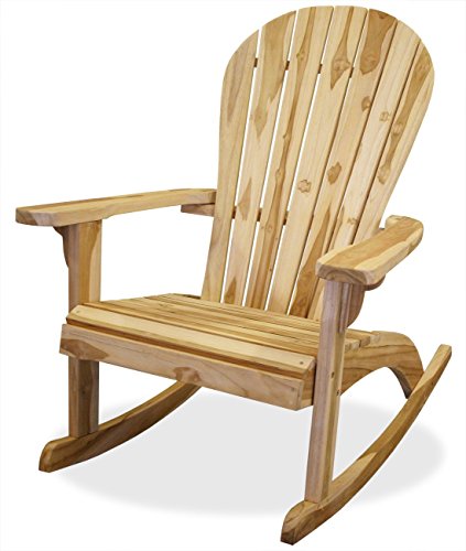 KMH, Großer Schaukelstuhl im Adirondack Stil (echt TEAK) (#102149)