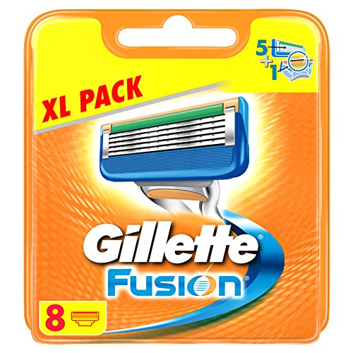 Gillette Fusion5 Rasierklingen, 8 Stück, briefkastenfähige Verpackung