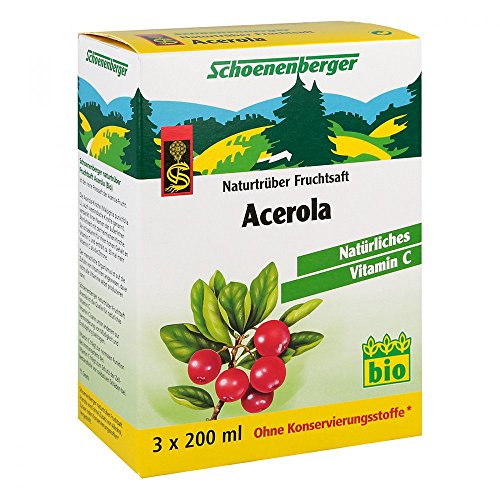 Acerola Saft Schoenenberger Heilpflanzensäfte 3X200 ml