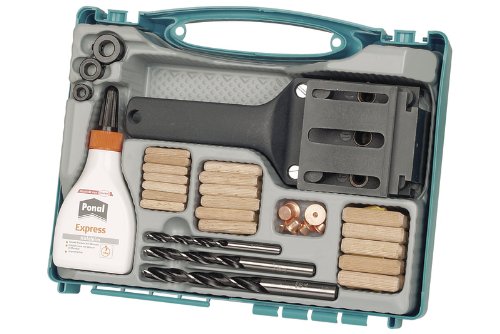 Wolfcraft Dübelset im Aufbewahrungskoffer, 4645000