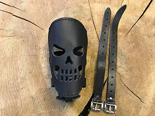 Skull Flaschehalter Dosenhalter Getränkehalter Hot Rod V8 Beachcruiser Trike Quad Fahrrad Moped Motorrad Leder Harley Davidson Chopper Fatboy Heritage Slim Deluxe Leder schwarz Totenkopf