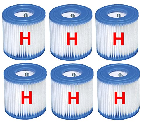 6 x Intex Filterkartusche 29007 für Quick Up Pool Filterpatrone Ersatzfilter