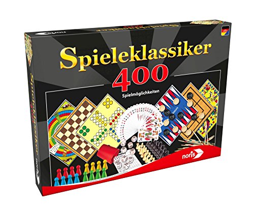 Noris Spiele 606111688 Spieleklassiker mit 400 Spielmöglichkeiten