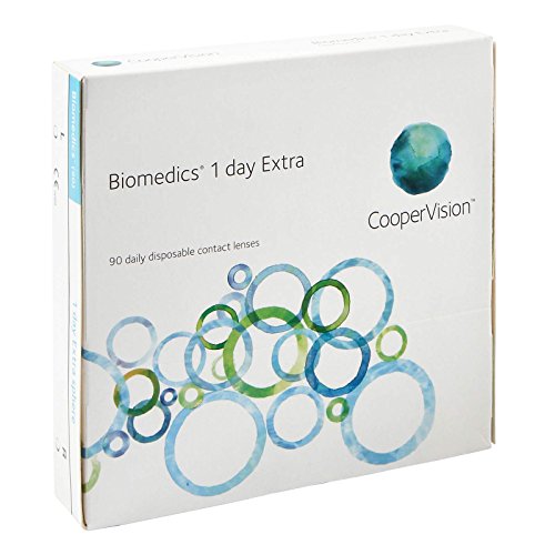 Biomedics 1 day Extra sphere, Tageslinsen weich, 90 Stück / BC 8.60 mm / DIA 14.20 mm / -1.50 Dioptrien