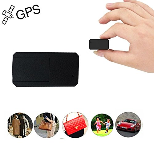 Mini GPS Tracker, TKSTAR Anti Dieb Mini Echtzeit GPS Tracker Portable GPS Ortung Anti Verlust GPS Locator für Geldbörse Tasche Brieftasche Taschen Kinder Schulranzen Wichtige Dokumente Verlorener Sucher mit App für iOS und Android TK901