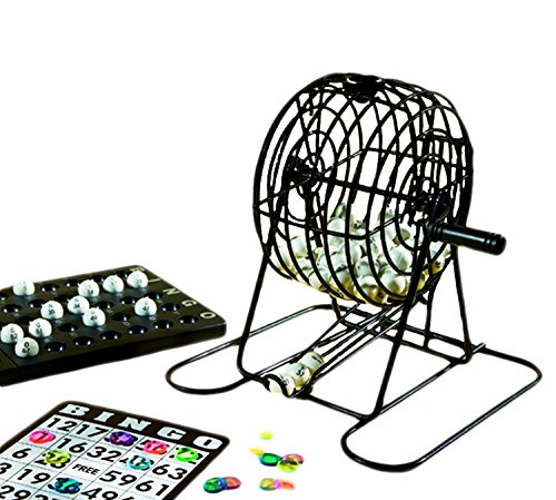 Engelhart - Komplettes Mini-Bingo-Spiel mit Kugel - Bingomolen - 13,5cm - 360564